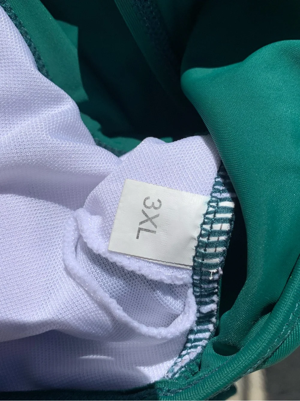 Tiered Ruffle Spaghetti Strap Tankini Top - green